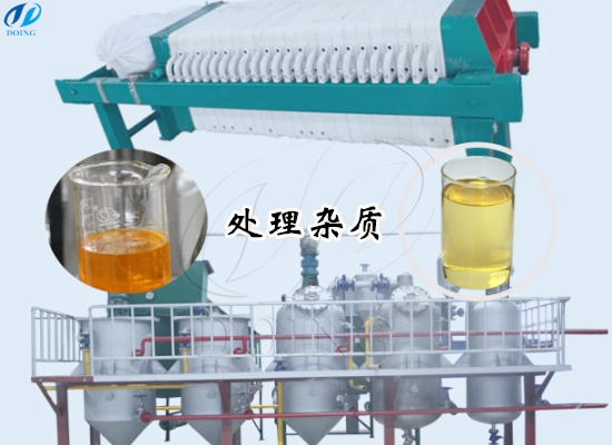如何處理葵花籽油中的雜質(zhì)？需要用什么設(shè)備？