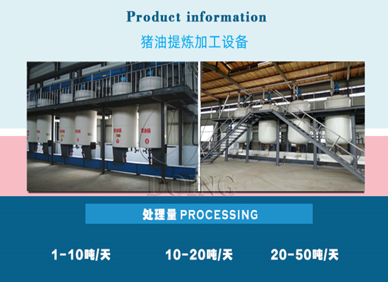豬油提煉加工設(shè)備廠家哪家好？