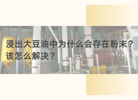 浸出大豆油中為什么會(huì)存在粉末？該怎么解決？