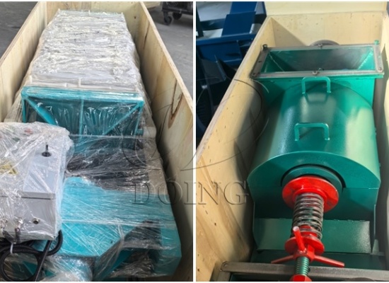 發(fā)貨！河南國瑞油脂米糠油常規(guī)榨油機和棕櫚榨油機發(fā)往尼日利亞！